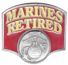 Retired Marines Buckle Red